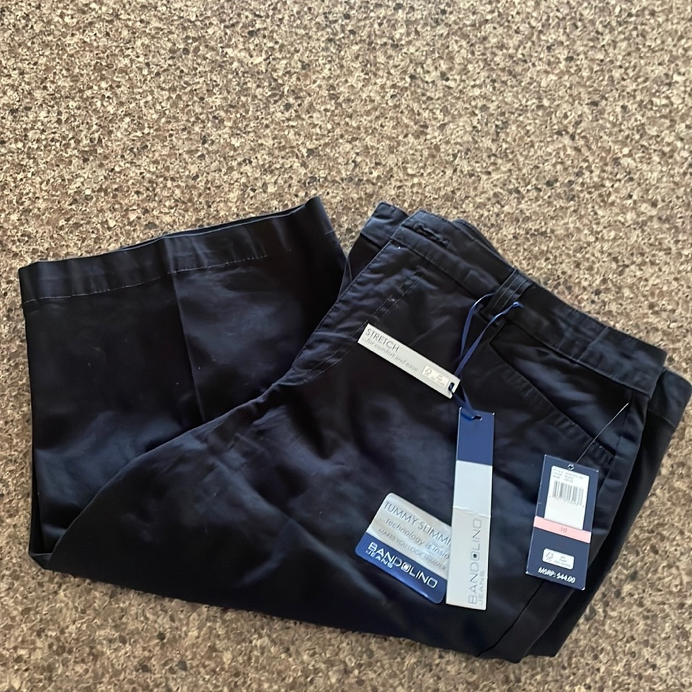 Black Jean Capris